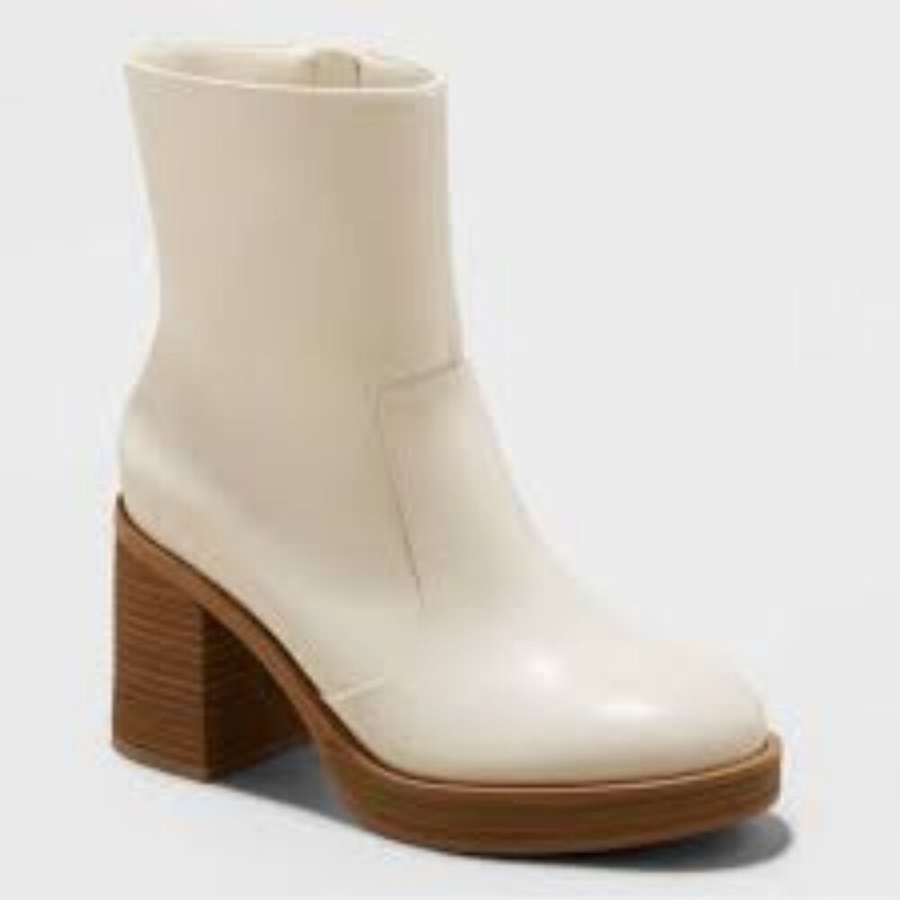 Target Jenna Platform Boots - Universal Thread Off-White